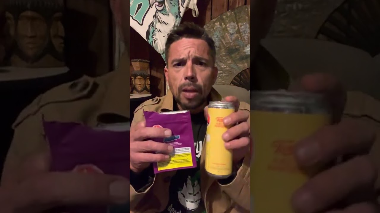 Edible & Drink Combo | Ft Shred&rsquo;ems Wild Berry Blaze Gummies /w Tweed Raspberry Iced Tea Drink