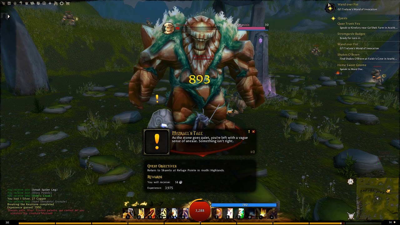 [WoW] Lightforged Draenei Paladin Leveling #9 - Arathi Highlands #3