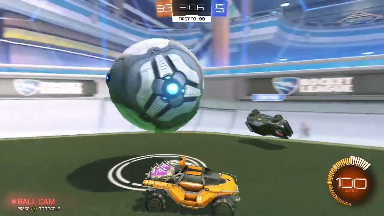 I played Rocket League! (First Video)