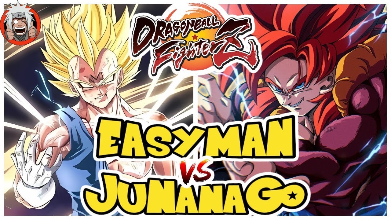 DBFZ Easyman vs JunanaGo (Gohan, GokuSSJ, VegetaSSJ) vs (GogetaSS4, Vegito, A17 )1.42