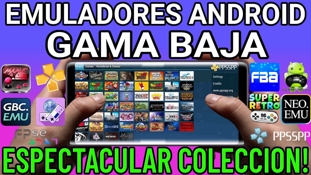 EMULADORES ANDROID PARA CELULARES DE GAMA BAJA - RECOMENDADOS