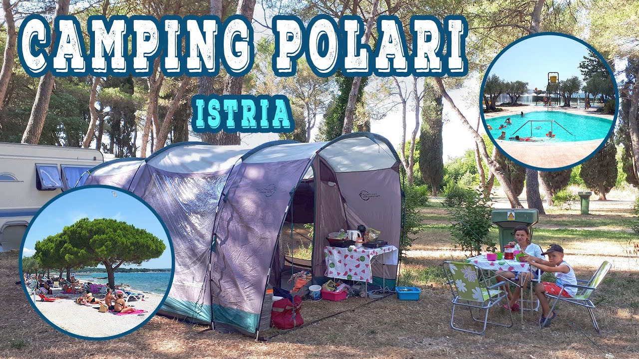 Naturystyczny Camping Polari Rovinj od A do Z. Plaża, baseny, atrakcje, parcele, domki i sanitariaty