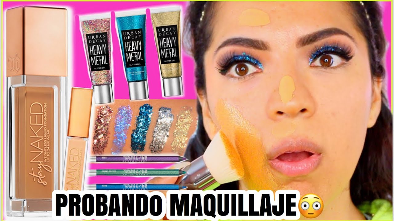 PROBANDO MAQUILLAJE URBAN DECAY BASE COMO SEGUNDA PIEL??🤯♥BeautybyNena