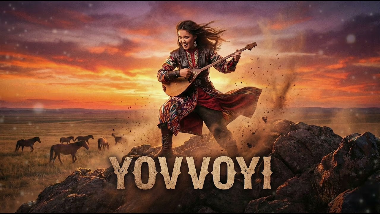 YOVVOYI — Dombra va Rock portlashi! 🔥 Qonni qizdiradigan haqiqiy o‘zbekcha drayv! 🐎