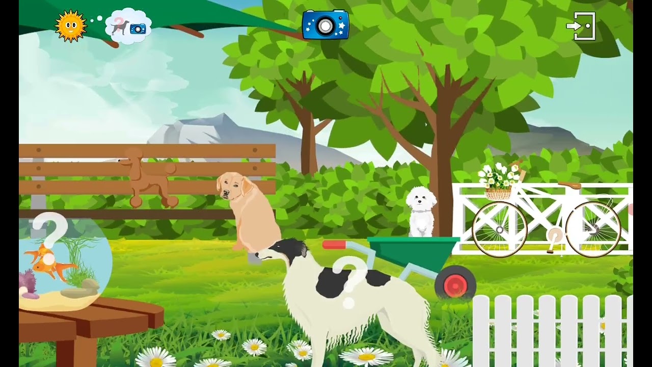 Me playing find them all my pets 1