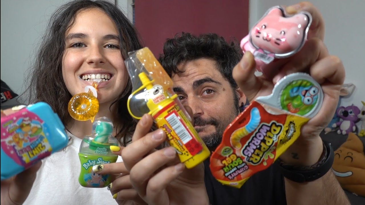 PROBANDO LAS CHUCHERIAS MAS RARAS!! CaDA vez son mejores