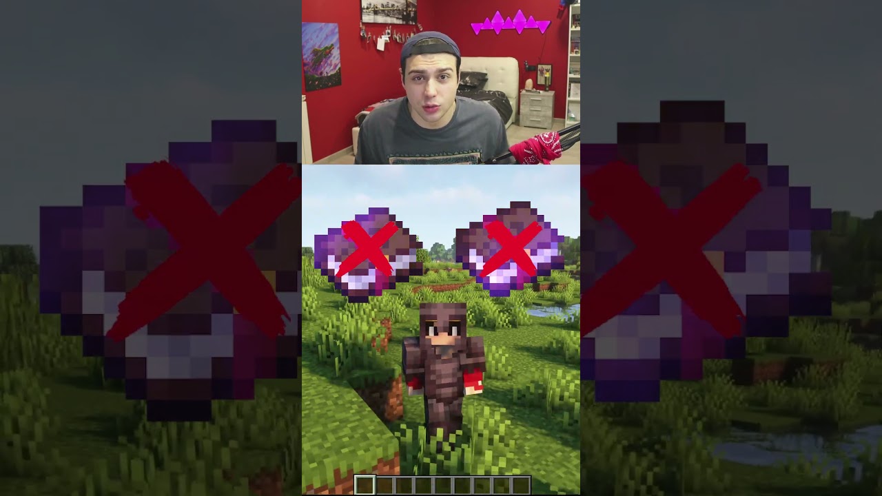 L'armatura perfetta non ha solo protection 4... #minecraft #shorts