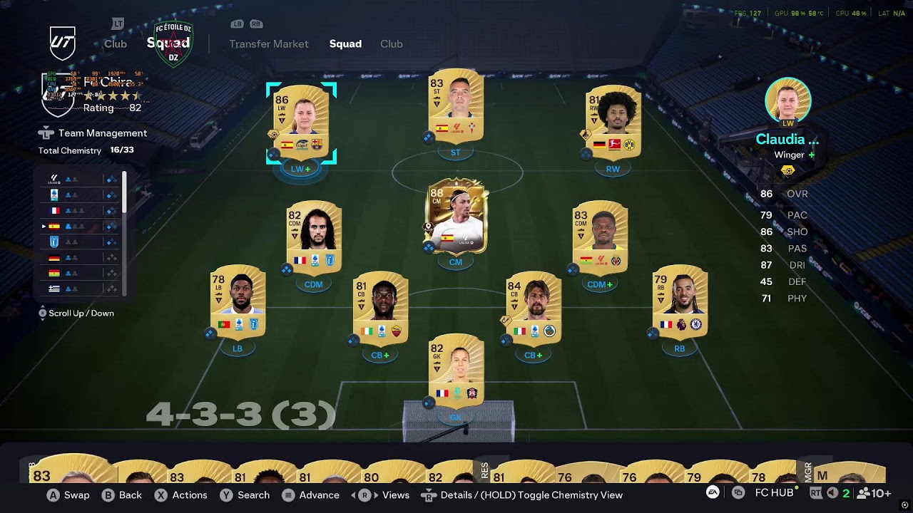 Raouf T.b.t EA FC 26 Pro club Etoile Dz