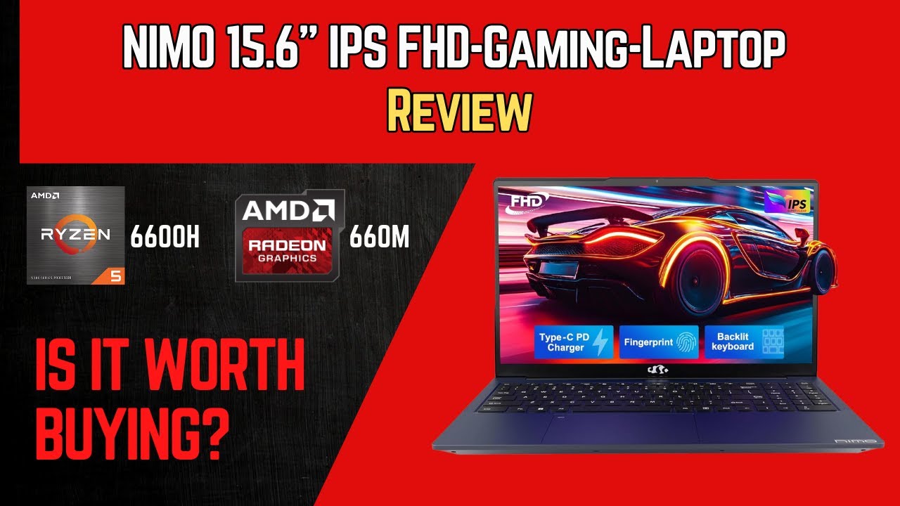 NIMO 15.6 FHD IPS Business Gaming Laptop Review | AMD Ryzen 5 6600H, Radeon 660M Integrated Graphics