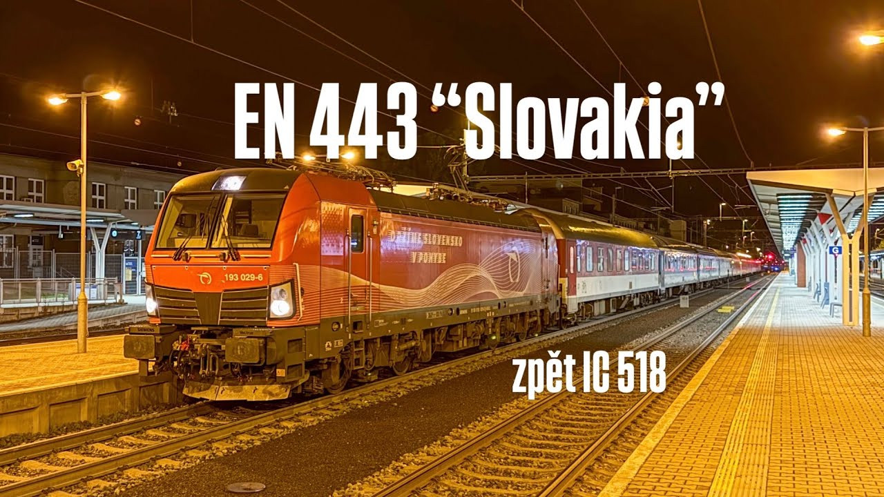 EuroNight “Slovakia”. S Vectronem tam a zpět s 361