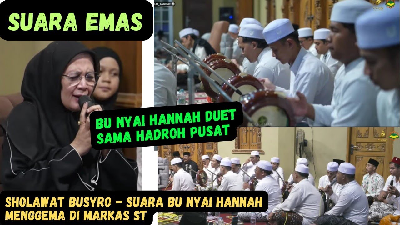 Suara emas Bu Nyai Hannah menggema di Markas ST bikin Gus Iqdam dan jama'ah terkagum #sabilutaubah