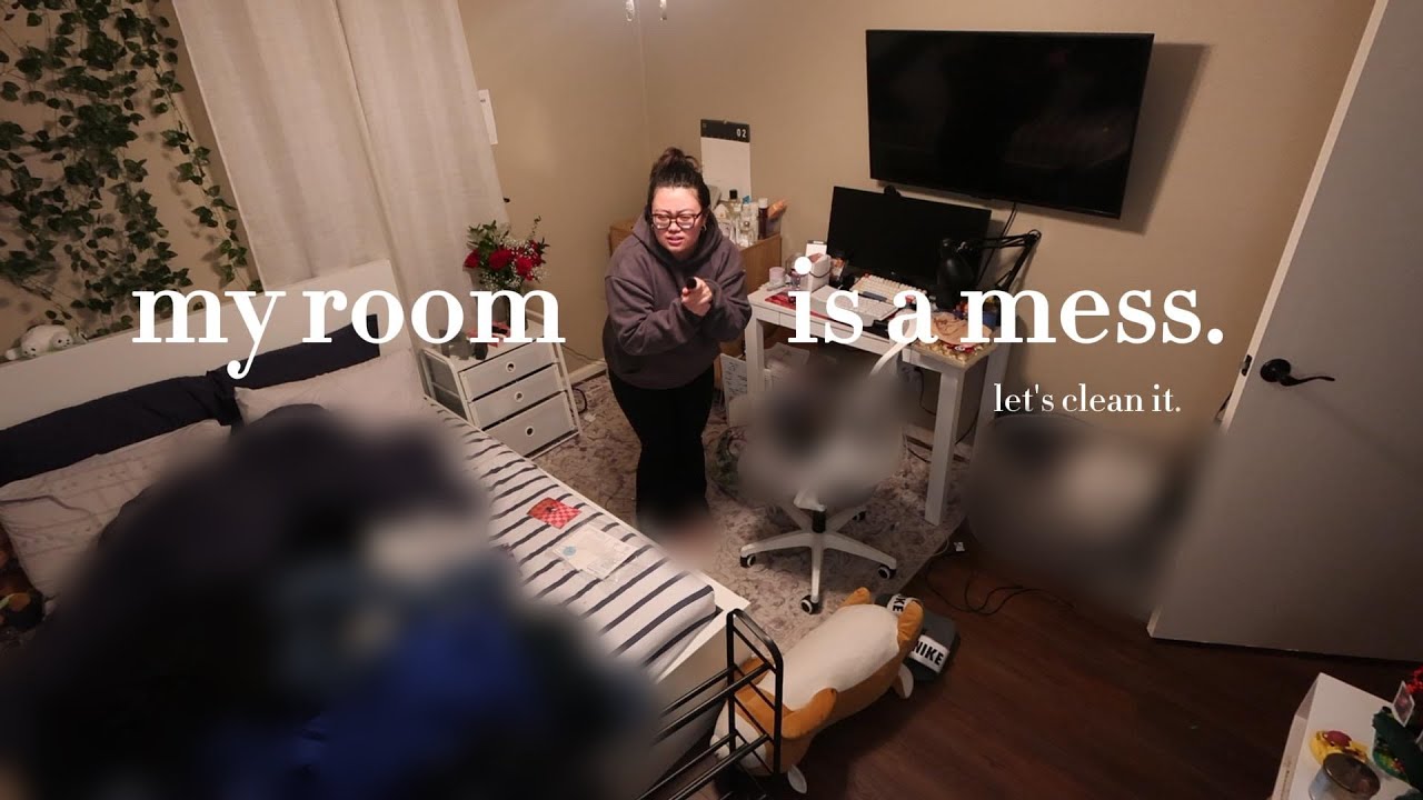 productive vlog 🫧 monthly reset + getting  my room together 🫧