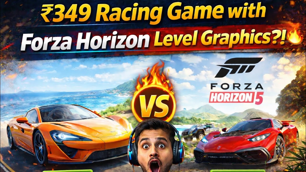 “₹349 Racing Game with Forza Horizon Level Graphics?! 😳🔥”