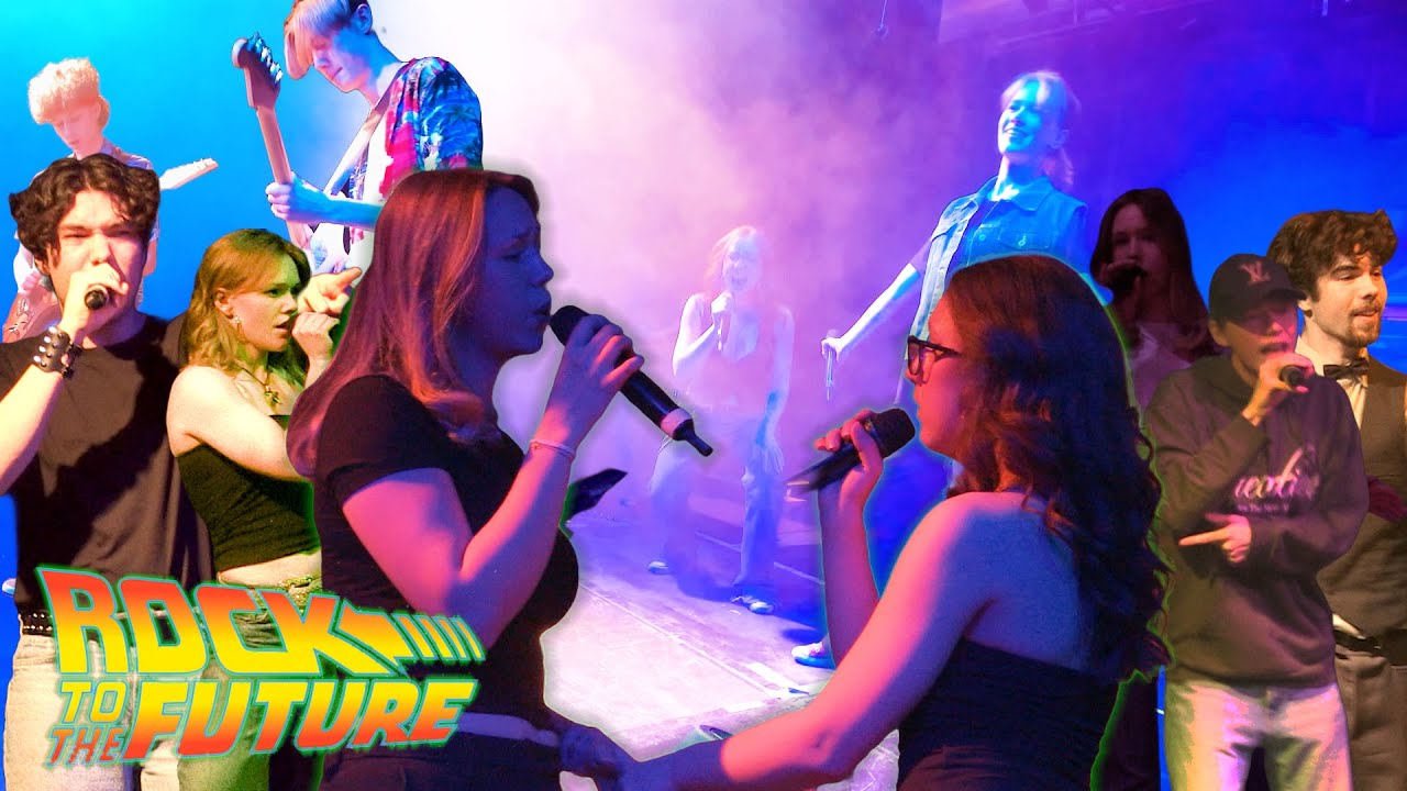 Rock To The Future ES22MusB slutkonsert 2025 på S:t Eriks Gymnasium
