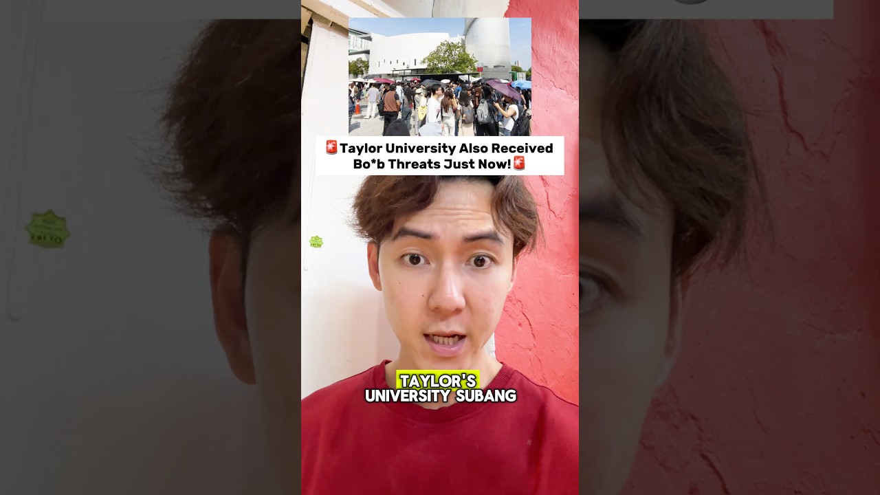 Taylors university also received bo*b threats, student were evacuated!#breakingnews #malaysianews