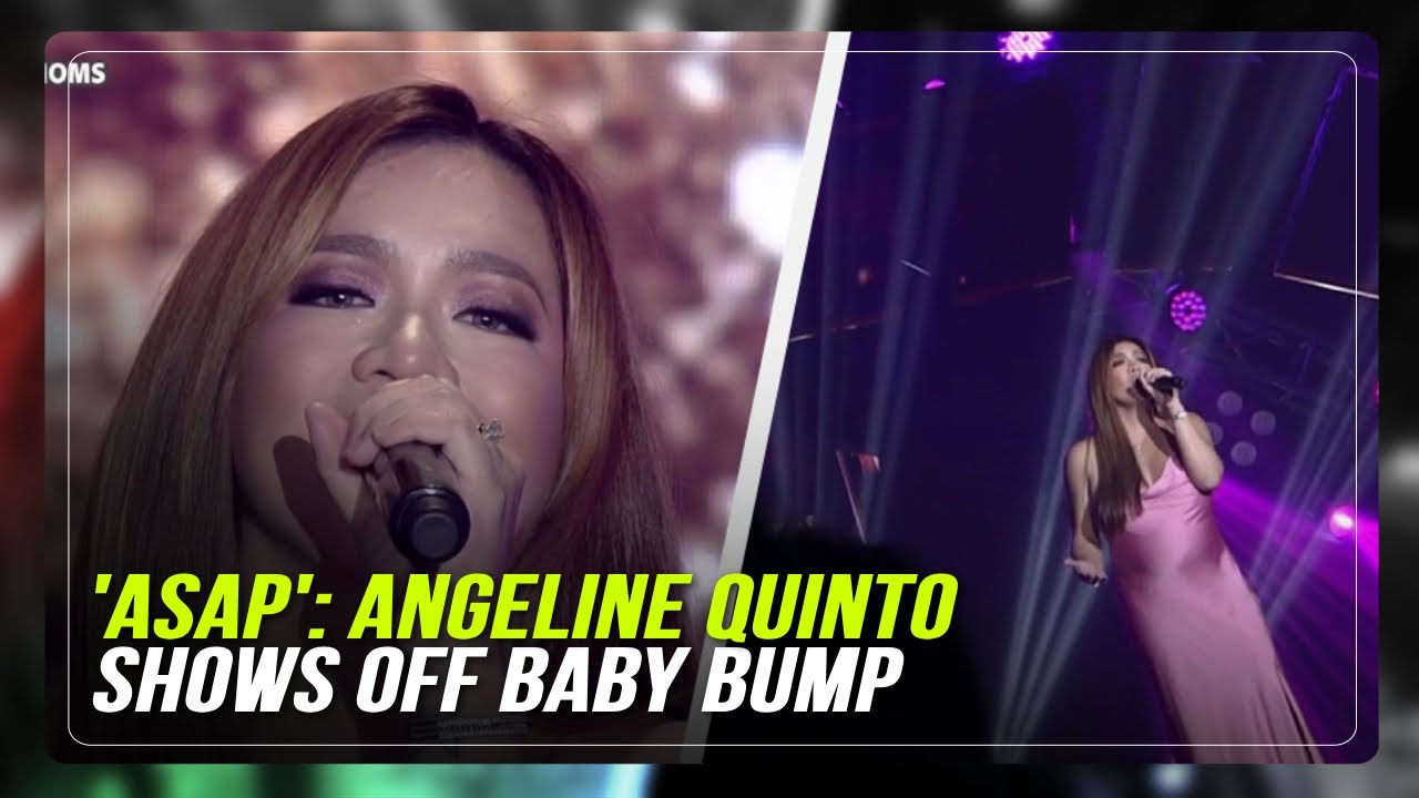 'ASAP': Angeline Quinto shows baby bump with 'Salamat Ika'y Dumating' performance | ABS-CBN News