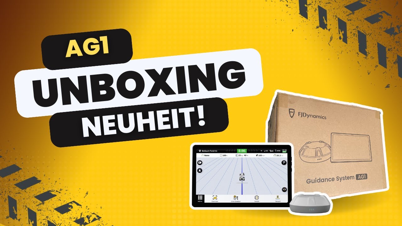 Unboxing vom neuen AG1 manuellem Spurführungssystem!