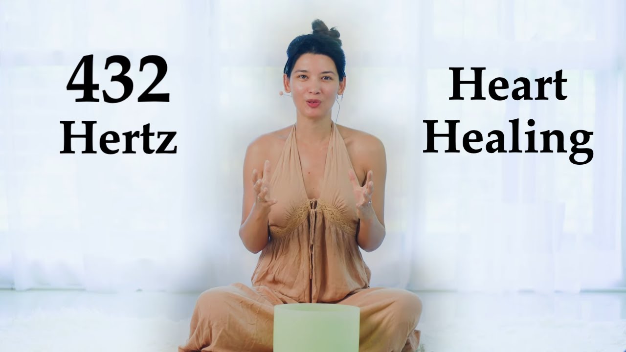 432Hz Crystal Sound Bowl - Healing Heart Chakra Activation
