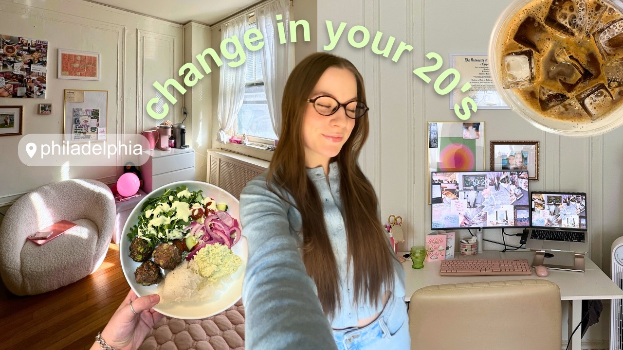 prioritizing peace during change ⭐️  *as a 20-something homebody with a lot going on*