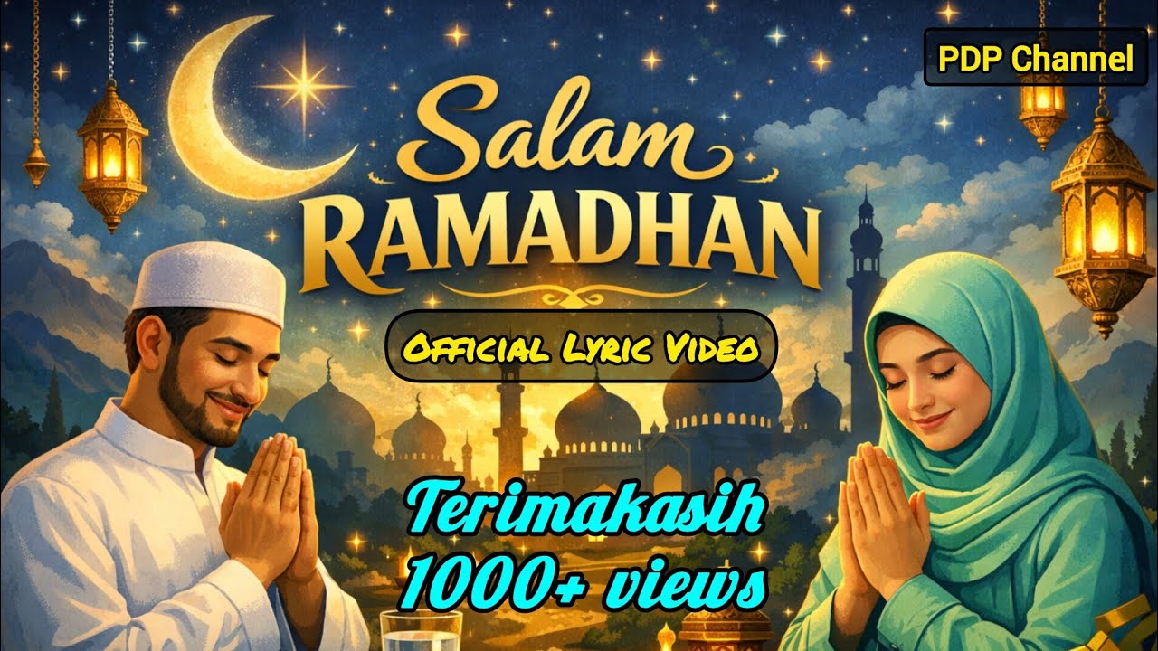 Salam Ramadhan - PDP | Official Lyric Video | Lagu religi terbaru menyambut datangnya bulan Ramadhan