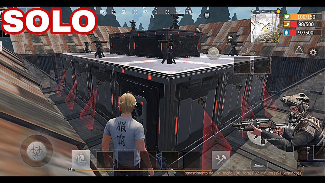 MEGA RAID NA BASE GIGANTE TINHA ATE CICLONITA NELA LAST ISLAND OF SURVIVAL