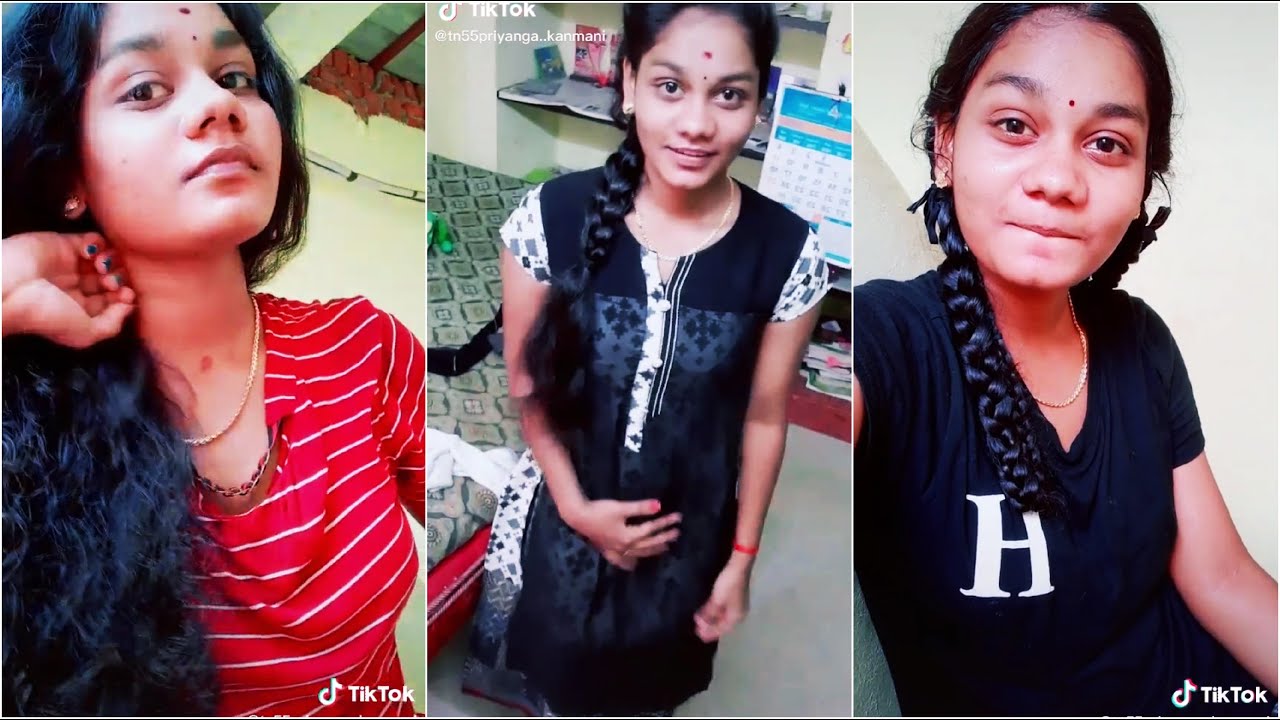 👩‍🎤 Rowdy Baby Priyanga 😍 (TikTok ID : tn55priyanga..kanmani) _ Tamil School Girl Tik Tok Videos