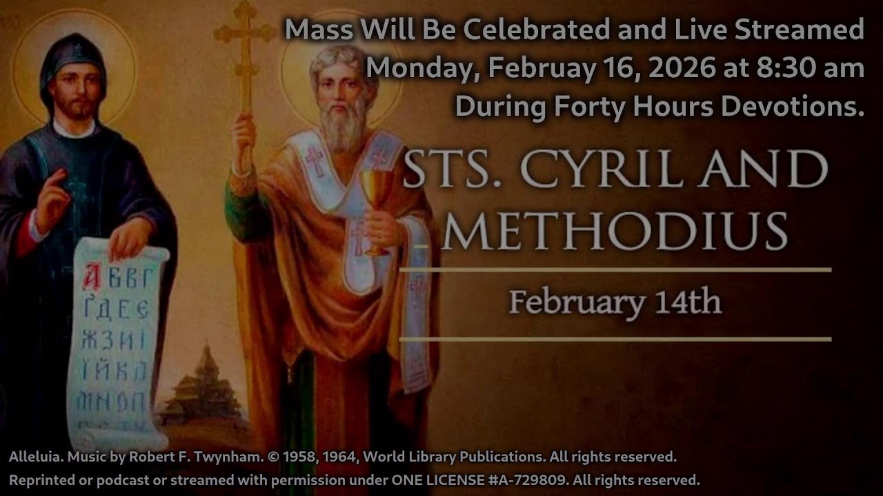 Daily Mass and Rosary on Saturday, February 14, 2026
