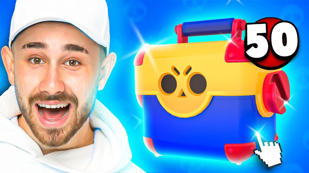 פתחתי 50 מגה תיבות בבראול סטארס! (קיבלתי 2 דמויות)