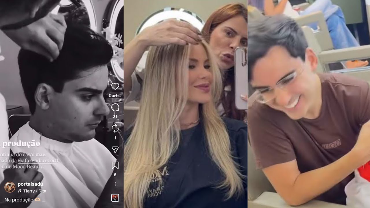 DIA DE BELEZA! DUDU CAMARGO ACOMPANHA SAORY NO SALÃO E REAÇÃO SURPREENDE 😱💇‍♀️