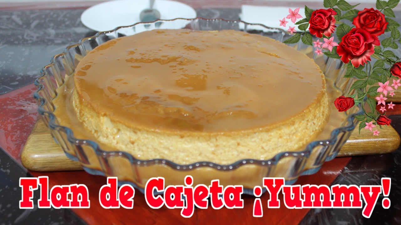 Flan de la Abuela o Flan de Cajeta ¡Extra Cremoso!