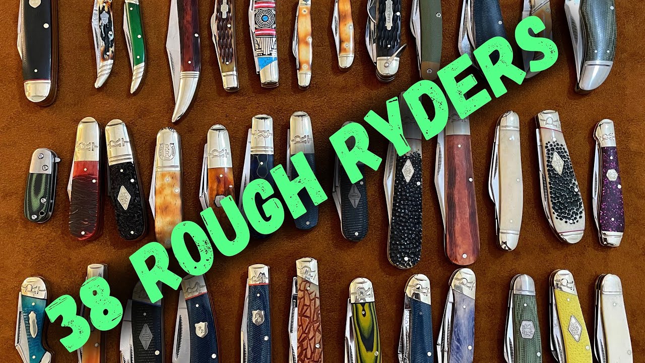 My Rough Ryder Knife Collection