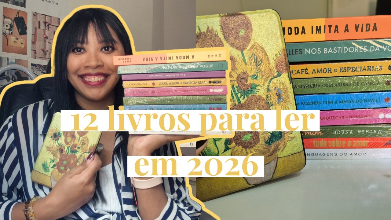12 livros que quero ler em 2026 📚 | Minha lista de leitura