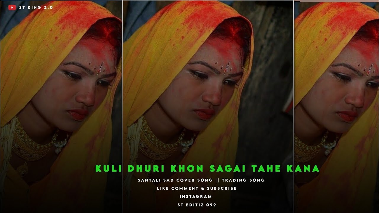 Kuli dhuri Khon Sagai Tahe kana || Santali Hard Sad Touching Cover Song || ST KING 2.0
