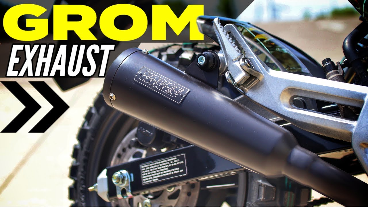 New 2023 Honda Grom 125 Exhaust Sound: VANCE & HINES Upsweep Slip On
