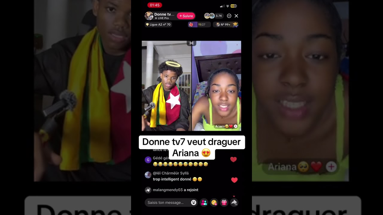 Donné tv7 le vrai dragueur des temps 🤣😜