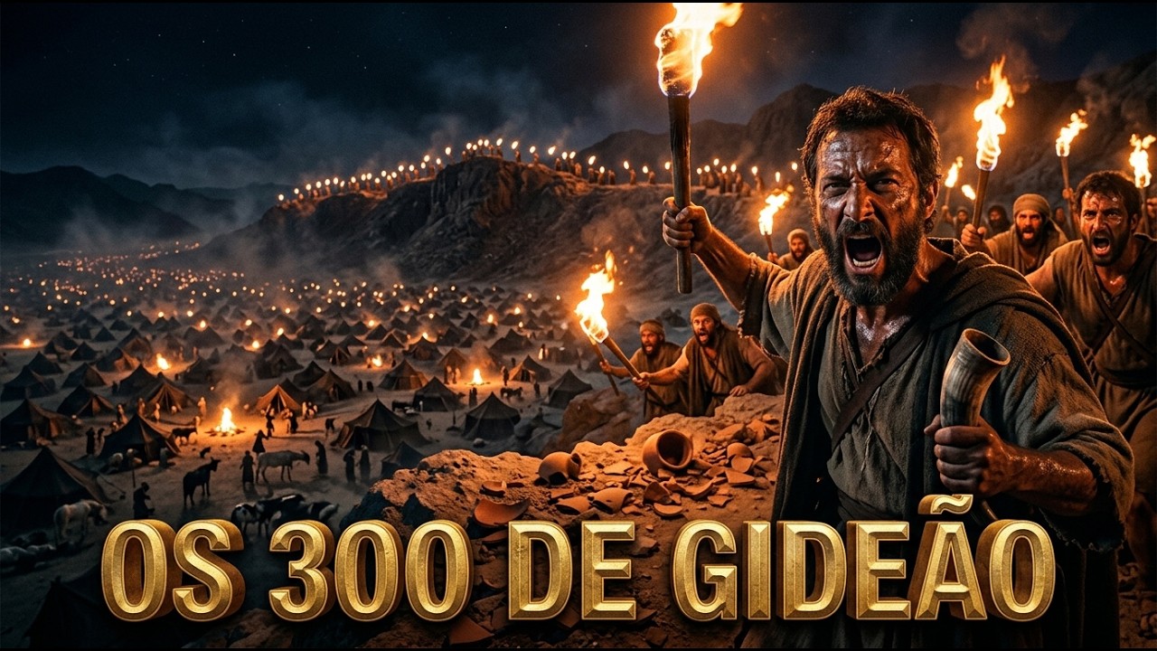 Como Gideão Derrotou 135.000 Midianitas com 300 Homens | Reconstrução com IA