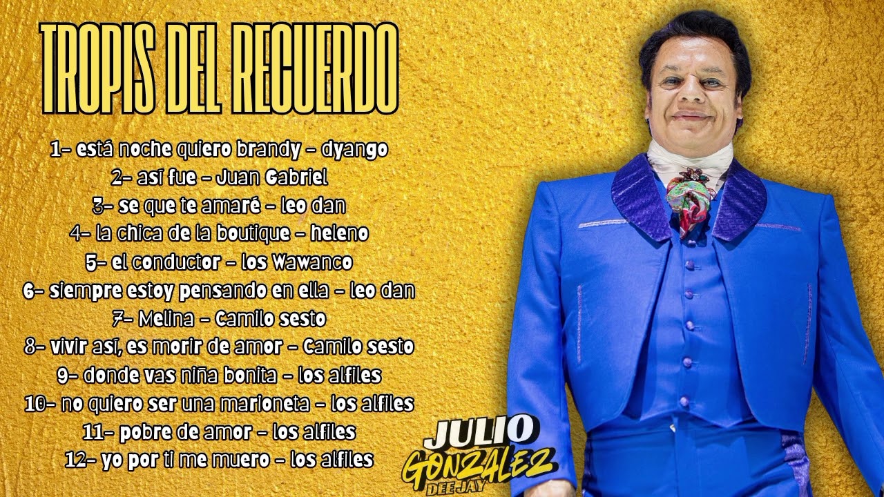 TROPIS DEL RECUERDO / Juan Gabriel, Dyango, Leo dan, Los Wawanco y Más || JULIO GONZALEZ DJ