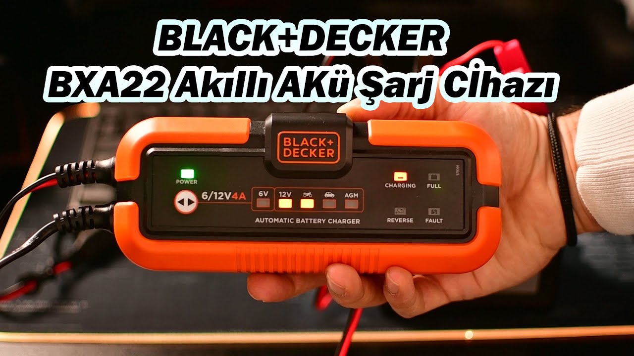 BLACK+DECKER BXA22 6V/12V 120A Akıllı Akü Şarj ve Akü Bakım Cihazı