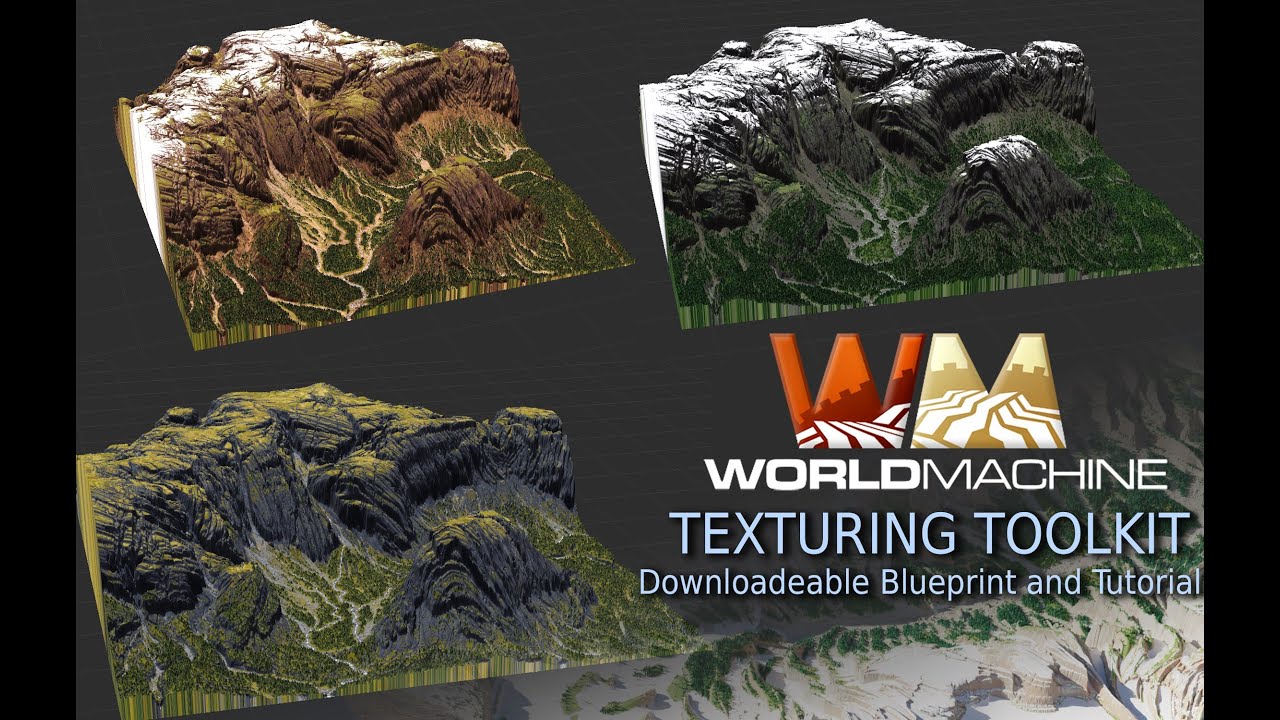 Create Landscape Textures - FREE Terrain Texturing Toolkit