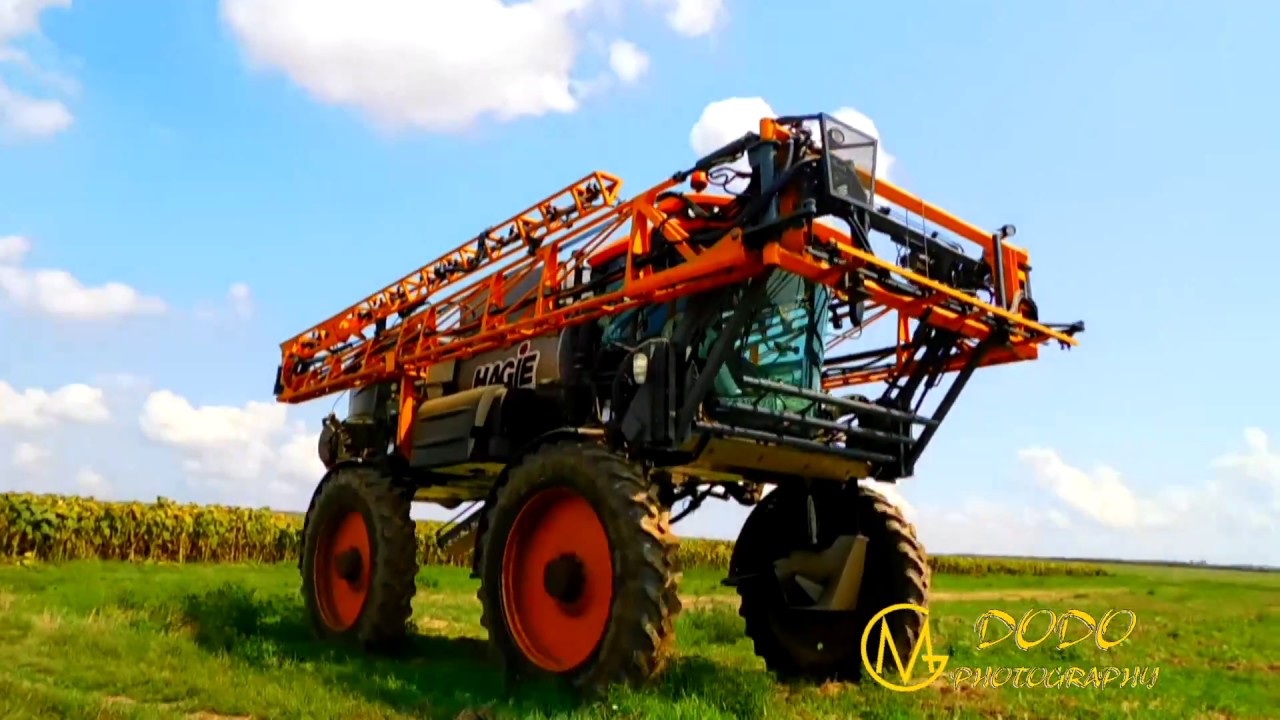Napraforgó deszikkálás Hagie & Case-ih 2018