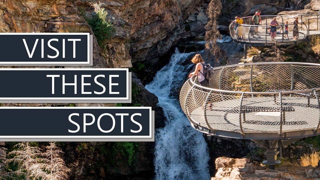 EPIC VIEWS in Waterton Lakes National Park | Blakiston Falls and Red Rock Canyon | CANADA