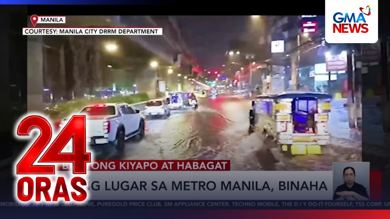 Ilang lugar sa Metro Manila, binaha | 24 Oras