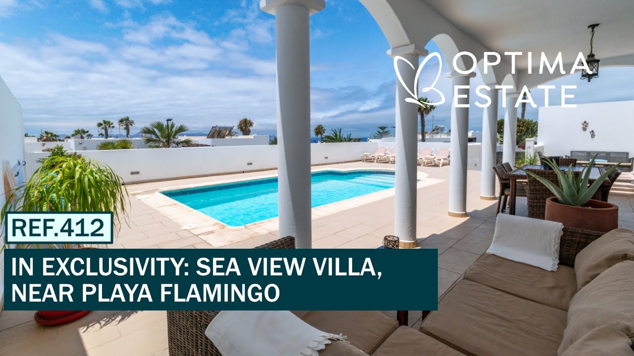 REF.412 IN EXCLUSIVITY: SEA VIEW VILLA, NEAR PLAYA FLAMINGO