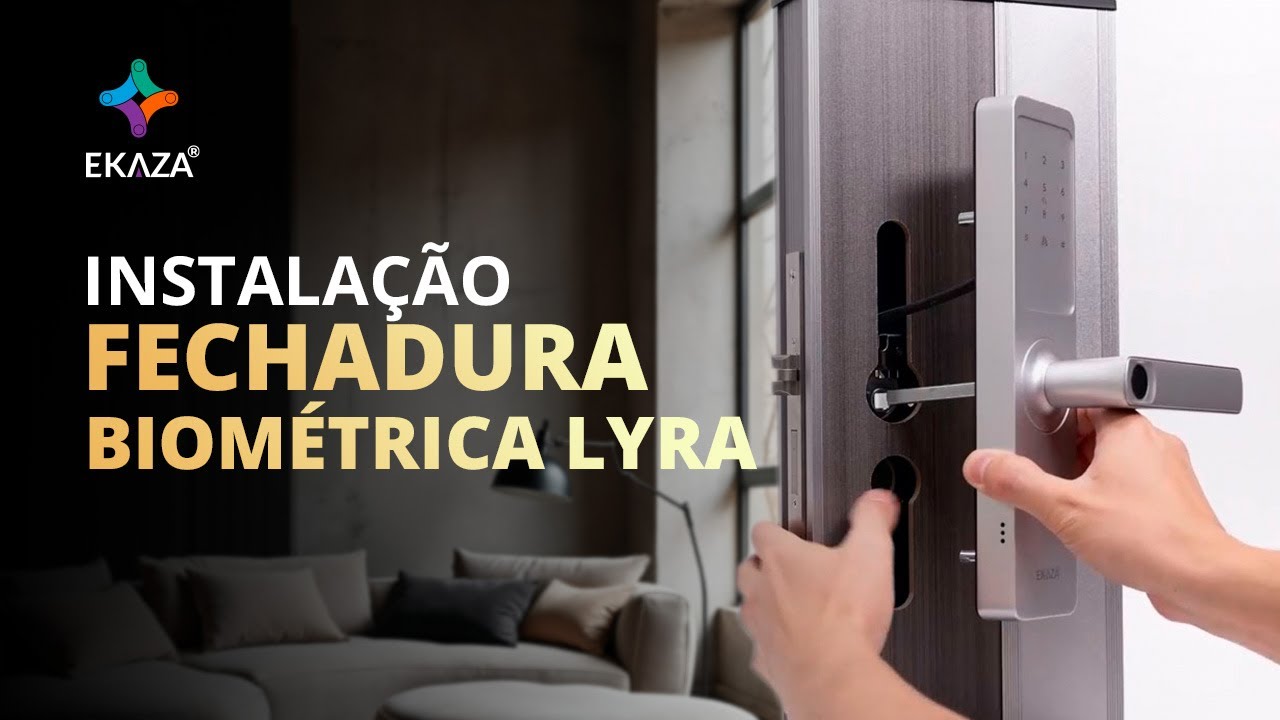 Fechadura Digital Lyra - Como realizar a Instalação na Porta