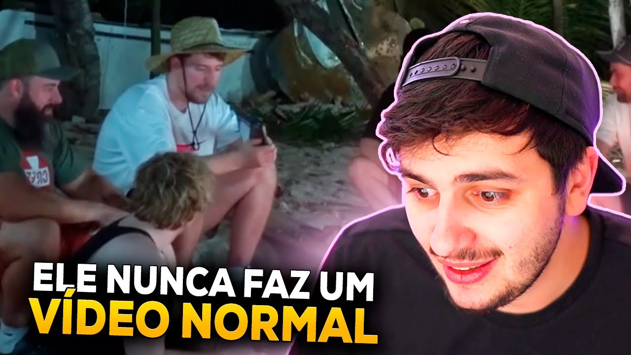 GABE REAGE 7 DIAS PRESOS EM UMA ILHA | MR. BEAST