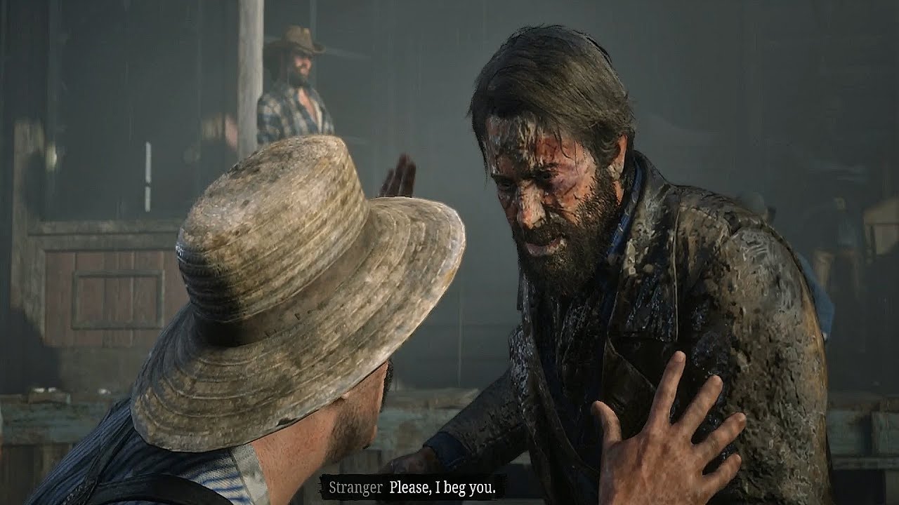 Red Dead Redemption 2 - Epic Bar Fight & Tommy Boss Battle (PS4 Pro)