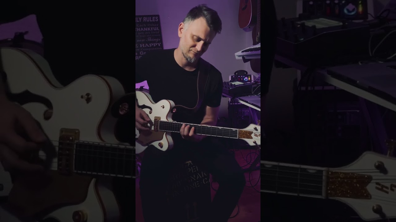 White falcon can rock too😁 #whitefalcon #gretschguitars #quadcortex