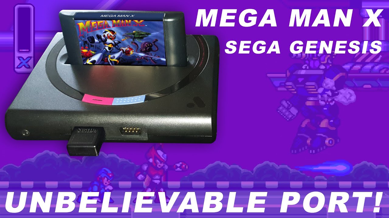 Mega Man X Sega Genesis Fan Port GAMEPLAY on MEGA Sg