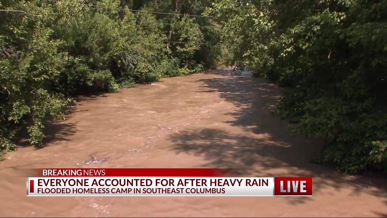 Several flood victims accounted for at southeast Columbus homeless camp