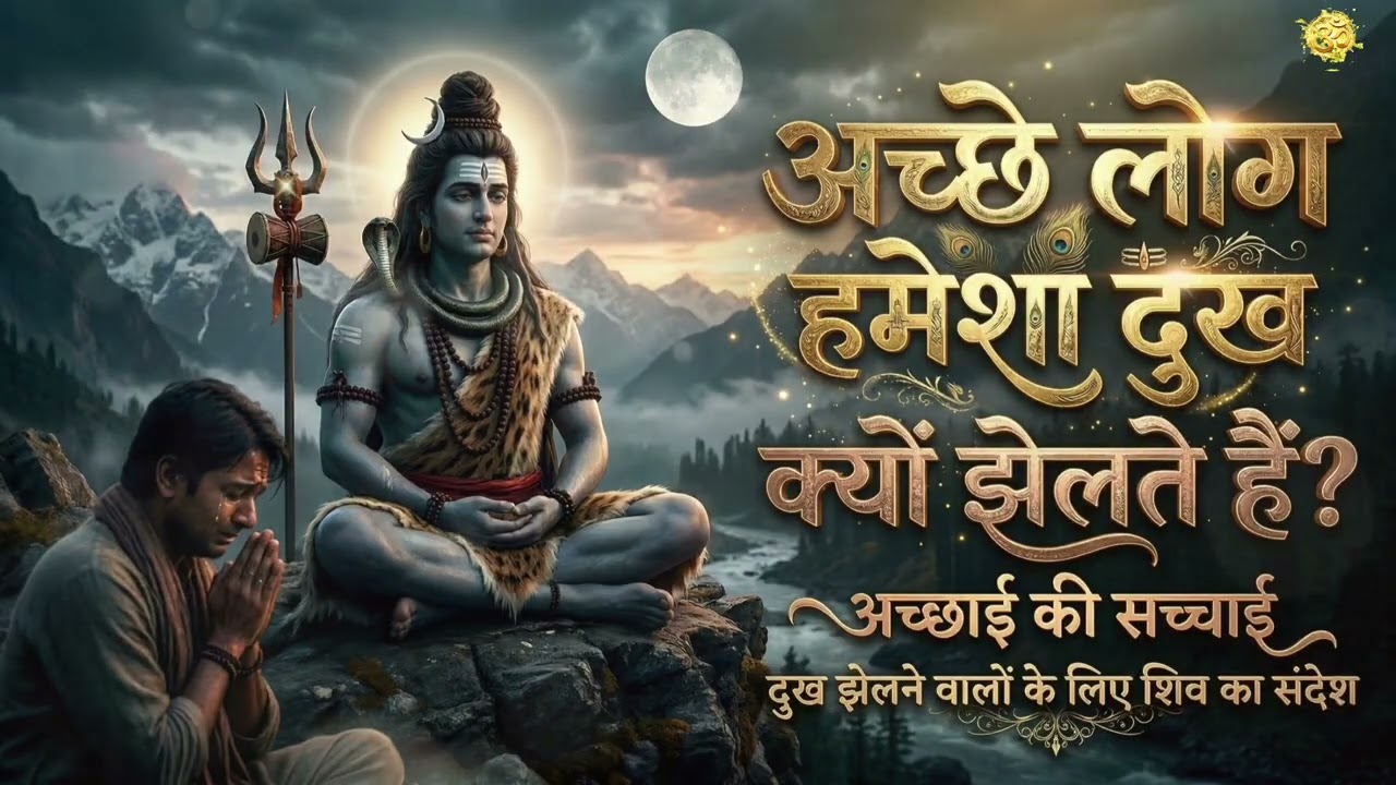 अच्छे लोगों को ही सबसे ज़्यादा दुख क्यों मिलता है? 😢 भगवान शिव का चौंकाने वाला रहस्य | Shiv Updesh
